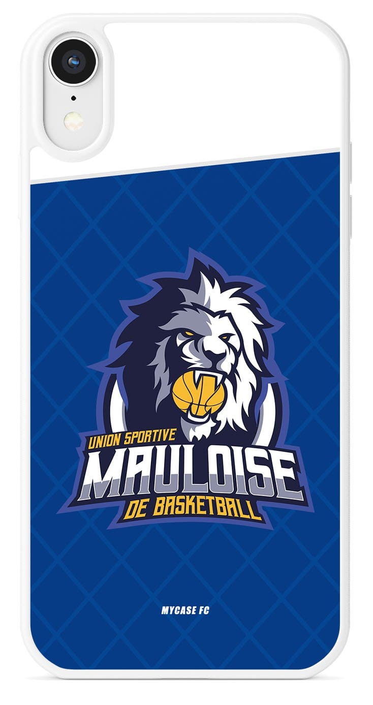 Coque de téléphone UNION SPORTIVE MAULOISE DE BASKETBALL EXTERIEURE AVEC LOGO