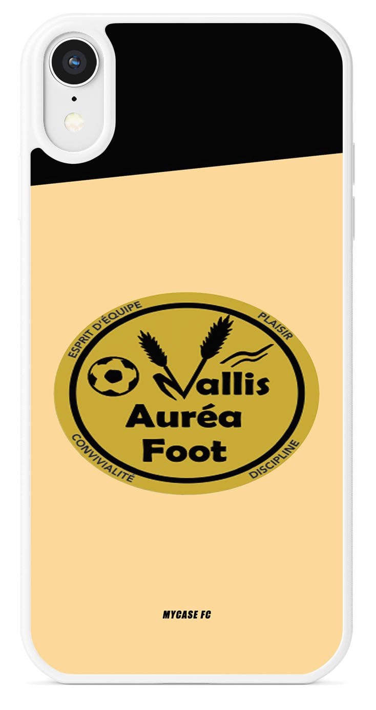 Coque de téléphone VALLIS AUREA FOOT DOMICILE AVEC LOGO