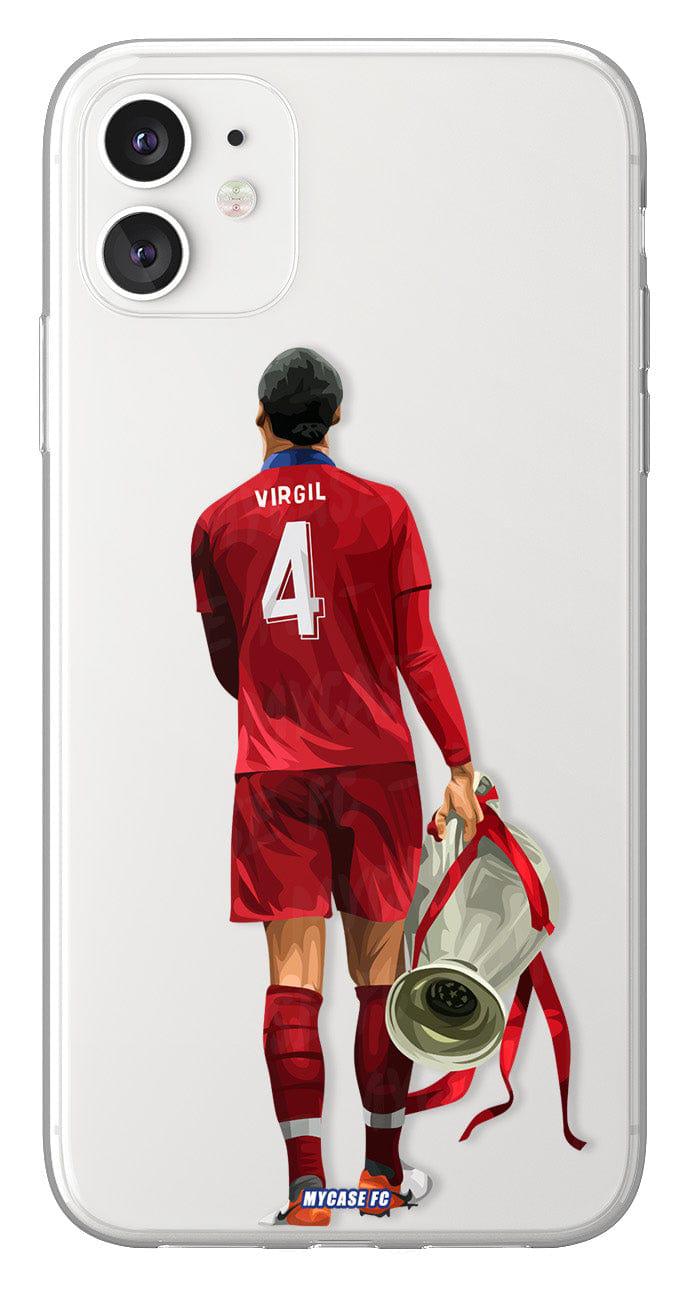 Coque de Virgil Van Dijk avec Liverpool Football Club, Etui de téléphone de Football