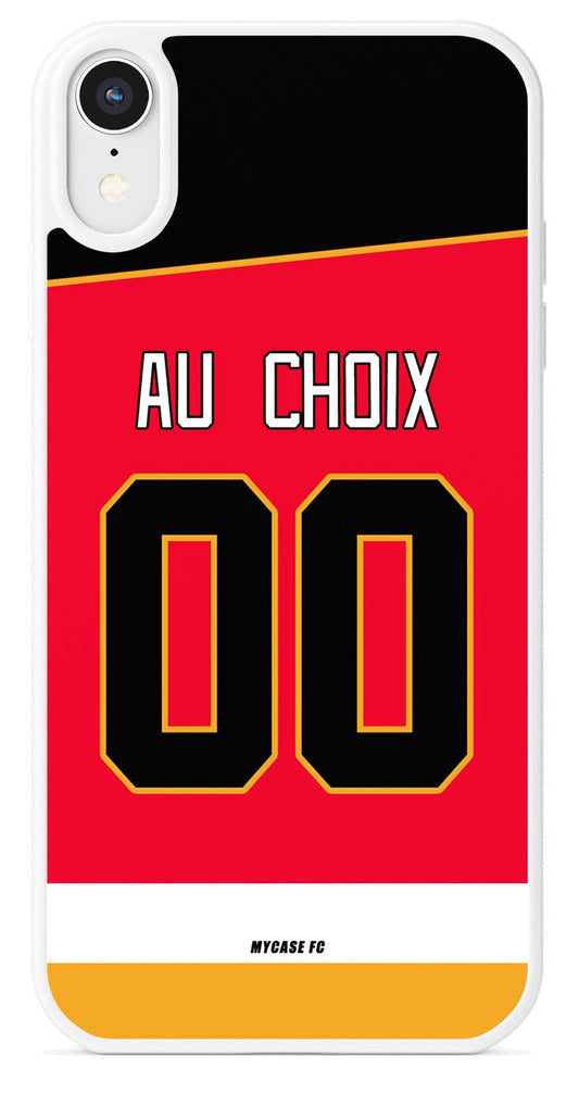 Coque Flames de Calgary football personnalisable pour téléphone - iPhone, Samsung, Google, Xiaomi, Oppo