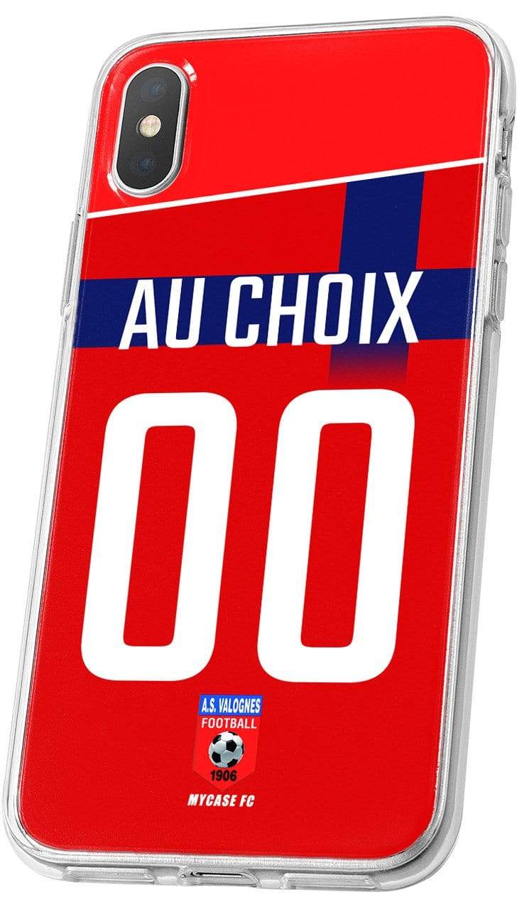 Coque de téléphone AS VALOGNES FOOTBALL personnalisée