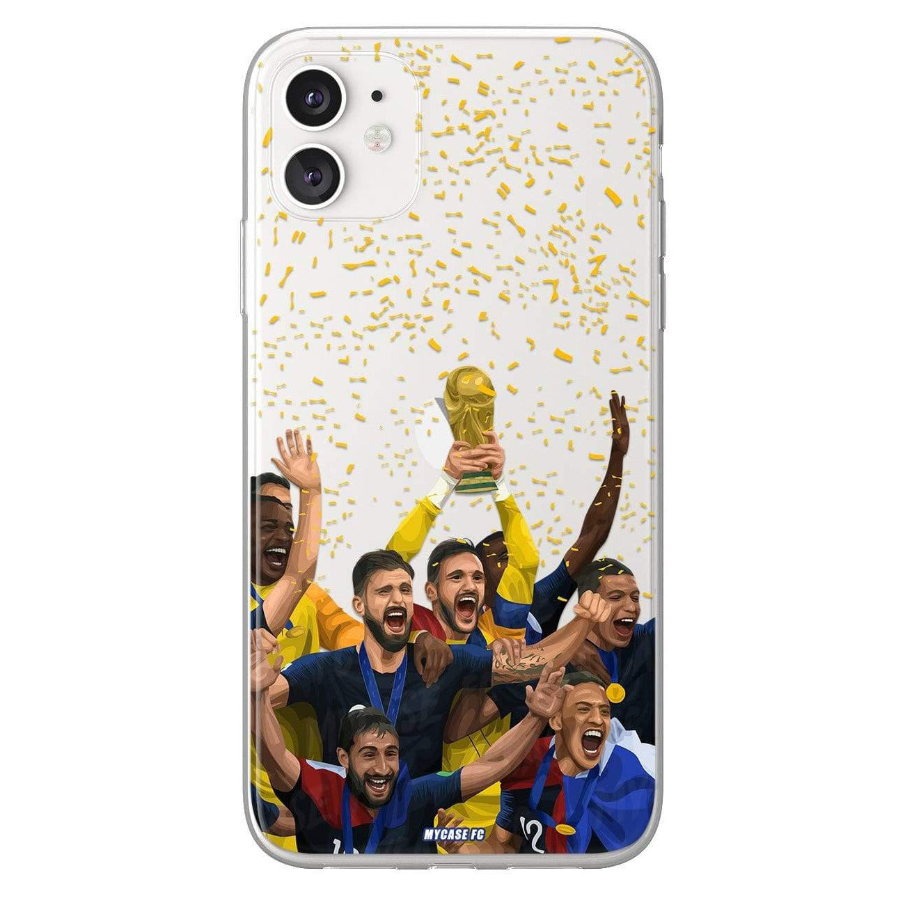 Coque de Les Bleus avec Equipe de France, Etui de téléphone de Football