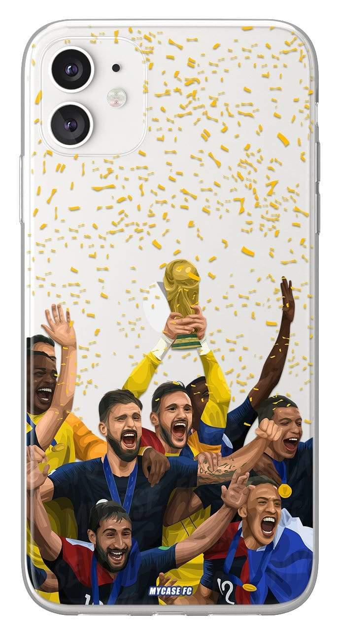 Coque de Les Bleus avec Equipe de France, Etui de téléphone de Football