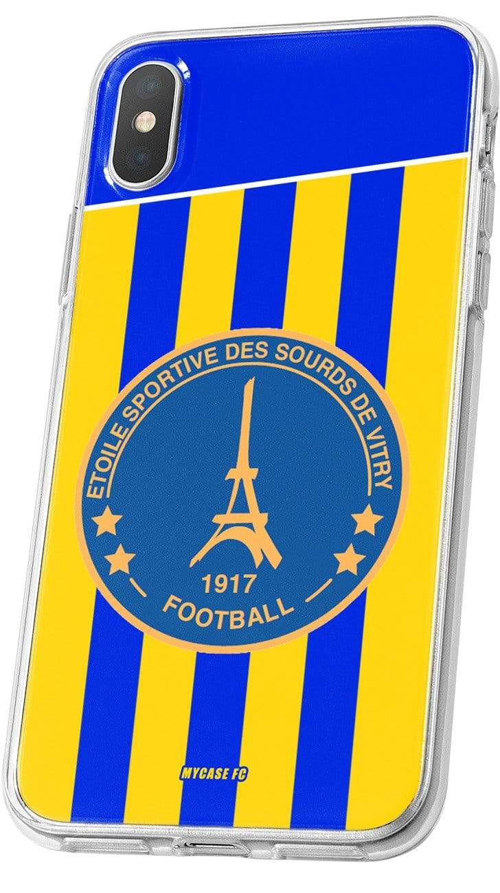 Coque de téléphone ETOILE SPORTIVE DES SOURDS DE VITRY AVEC LOGO OFFICIEL