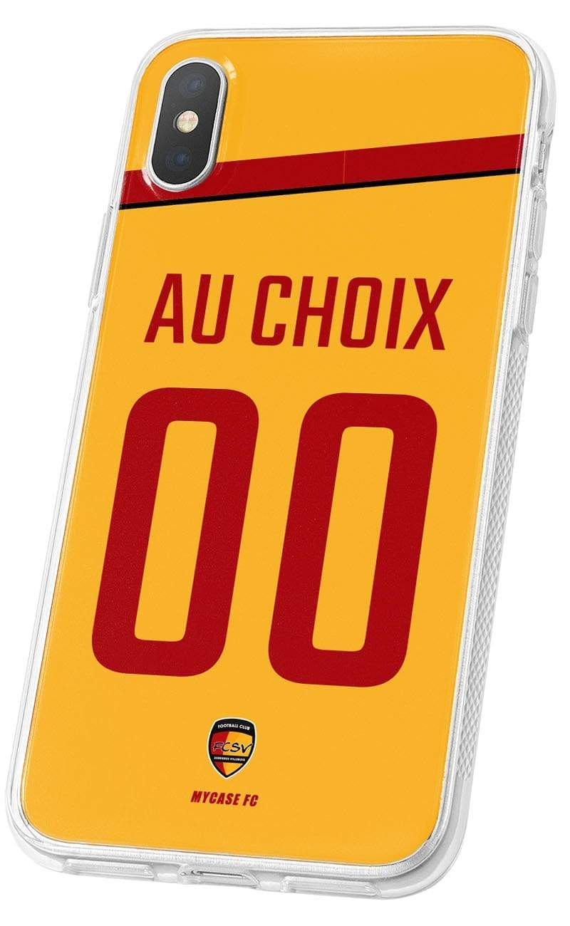 Coque de téléphone FC SERRIERES VILLEBOIS personnalisée