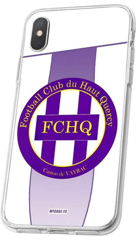 coque de téléphone FOOTBALL CLUB DU HAUT QUERCY - EXTÉRIEUR LOGO