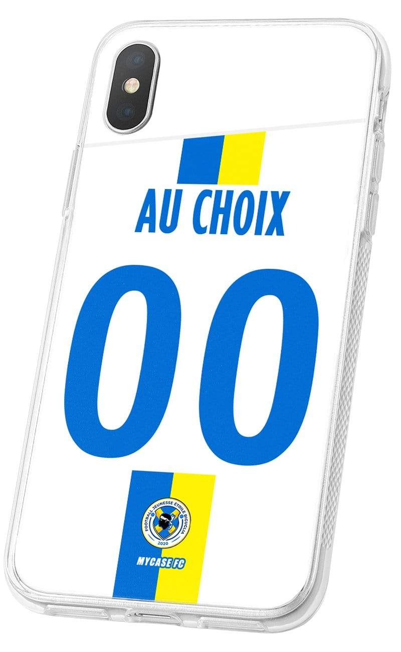 Coque de téléphone FOOTBALL JEUNESSE ÉTOILE BIGUGLIA personnalisée