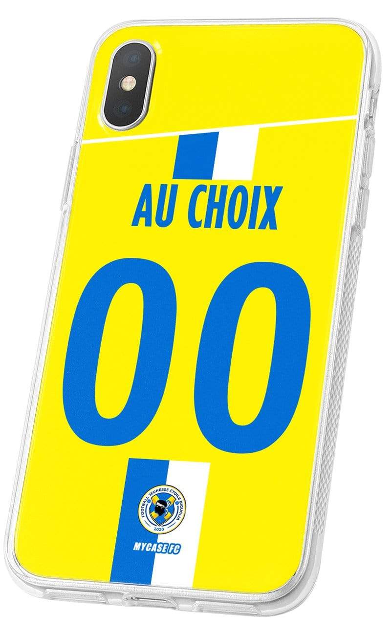 Coque de téléphone FOOTBALL JEUNESSE ÉTOILE BIGUGLIA personnalisée