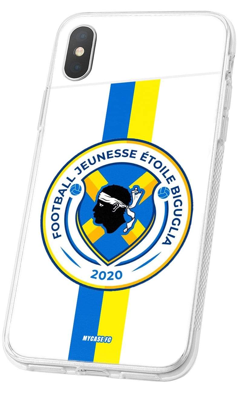 coque de téléphone FOOTBALL JEUNESSE ÉTOILE BIGUGLIA - LOGO DOMICILE