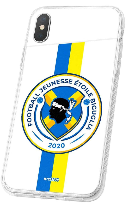 coque de téléphone FOOTBALL JEUNESSE ÉTOILE BIGUGLIA - LOGO DOMICILE