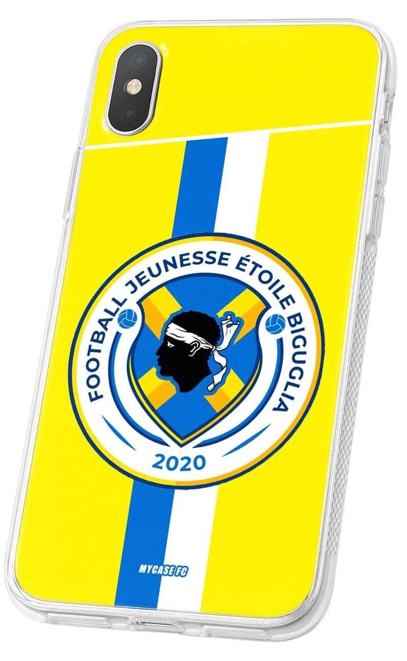 Coque de téléphone FOOTBALL JEUNESSE ÉTOILE BIGUGLIA AVEC LOGO