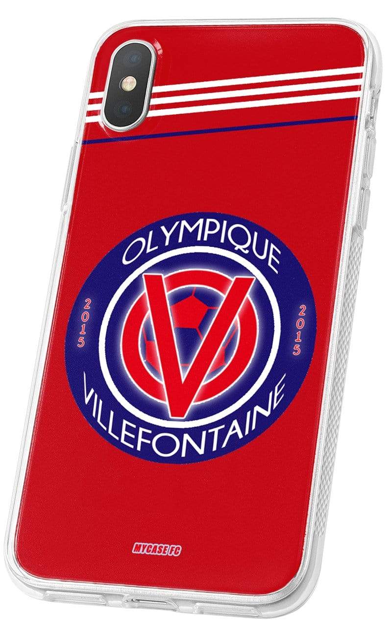 coque de téléphone OLYMPIQUE VILLEFONTAINE - LOGO DOMICILE