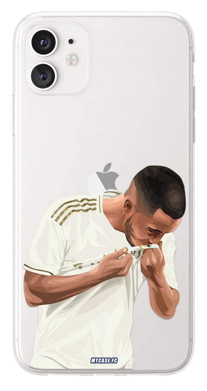 Coque de Eden Hazard avec Real Madrid CF, Etui de téléphone de Football