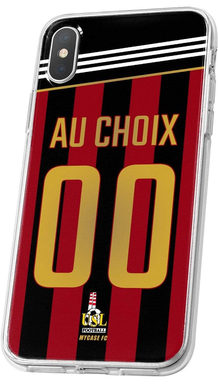 Coque de téléphone USL FOOTBALL personnalisée