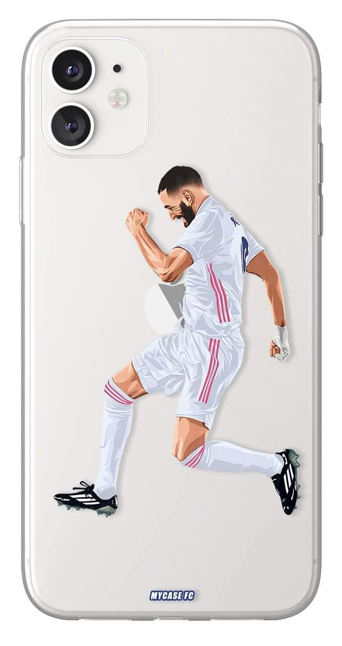 Coque de Karim Benzema avec Real Madrid CF, Etui de téléphone de Football