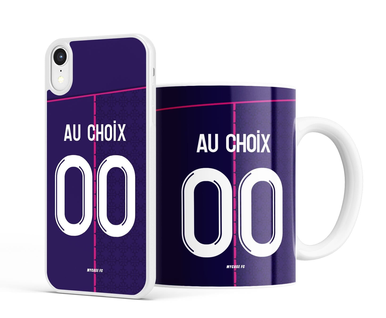 Coque Toulouse FC personnalisée pour téléphone iPhone et Samsung